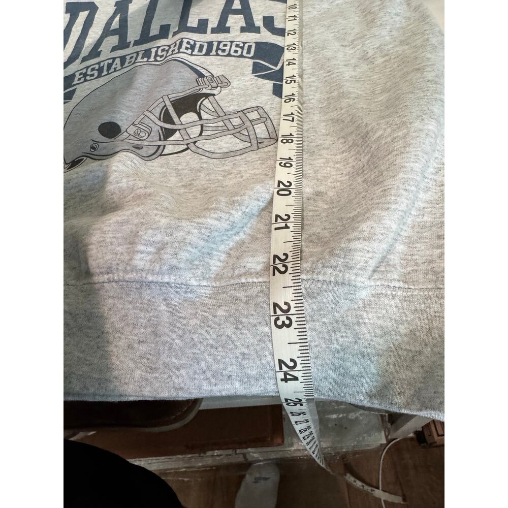 Dallas Cowboys Women's Crew Neck‎ Sweatshirt Size Medium Gray Blue Star - Picture 5 of 6